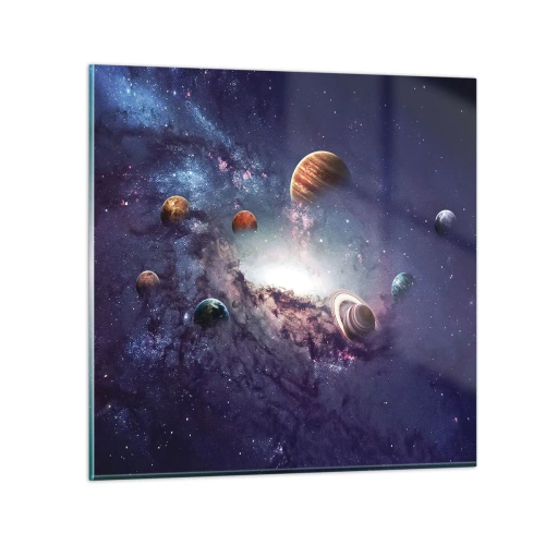 Impression sur verre - Image sur verre - Système de danse solaire - 70x70 cm