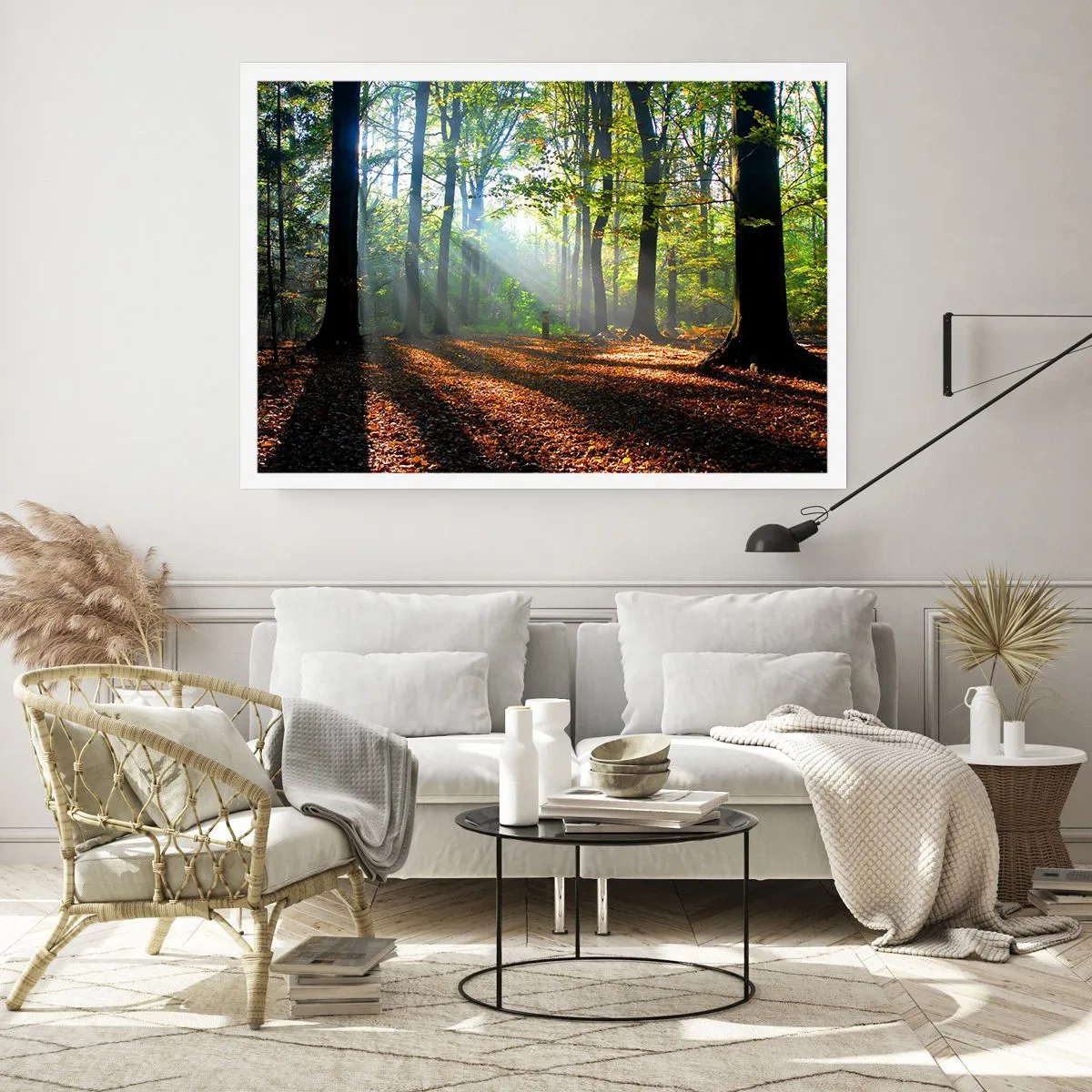 Affiche - Poster - Ombres et lumières - 70x50 cm