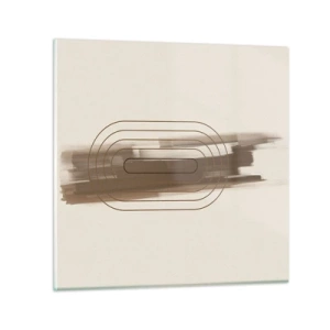 Impression sur verre - Image sur verre - Parfum de gris - 30x30 cm