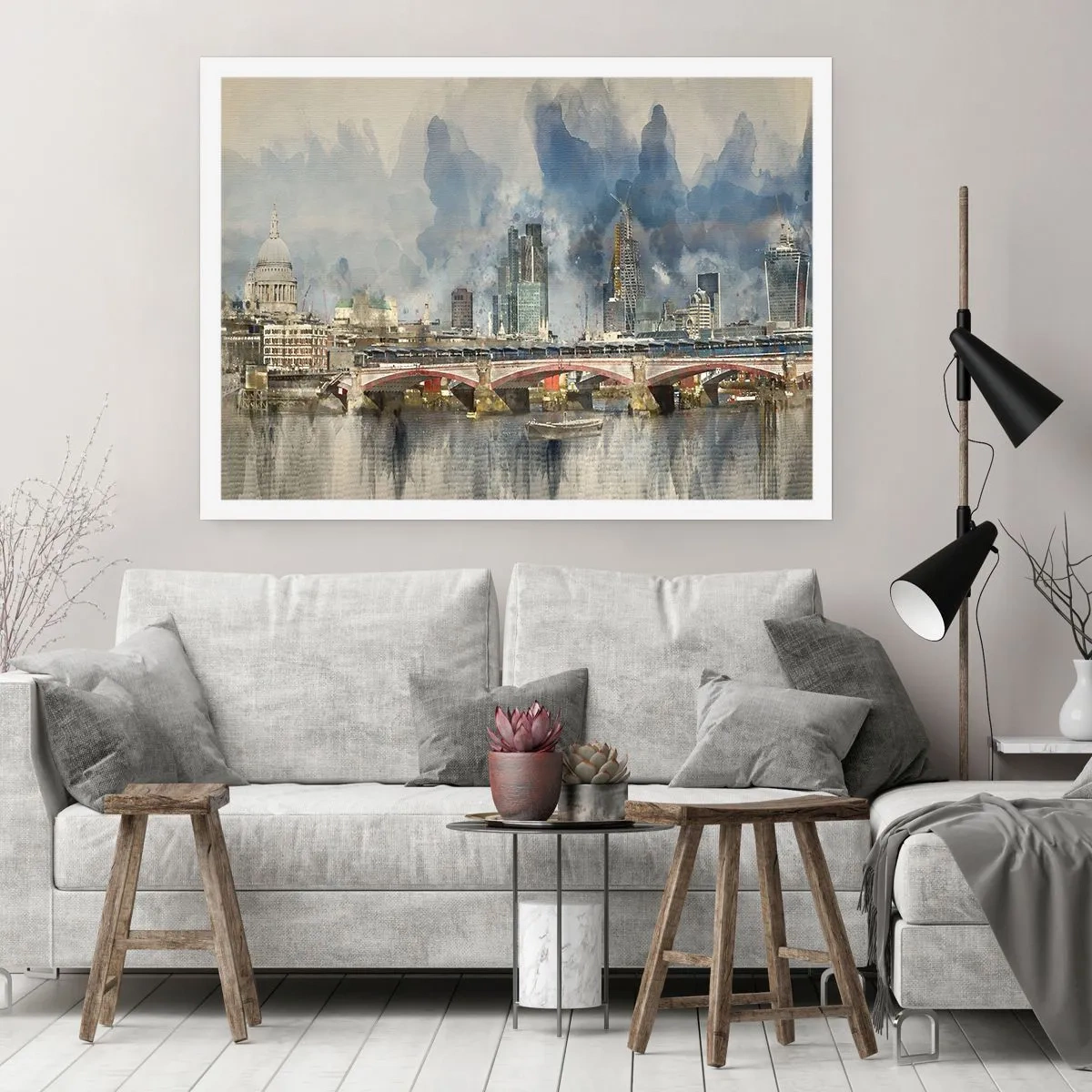 Affiche - Poster - Londres dans toute sa splendeur - 91x61 cm