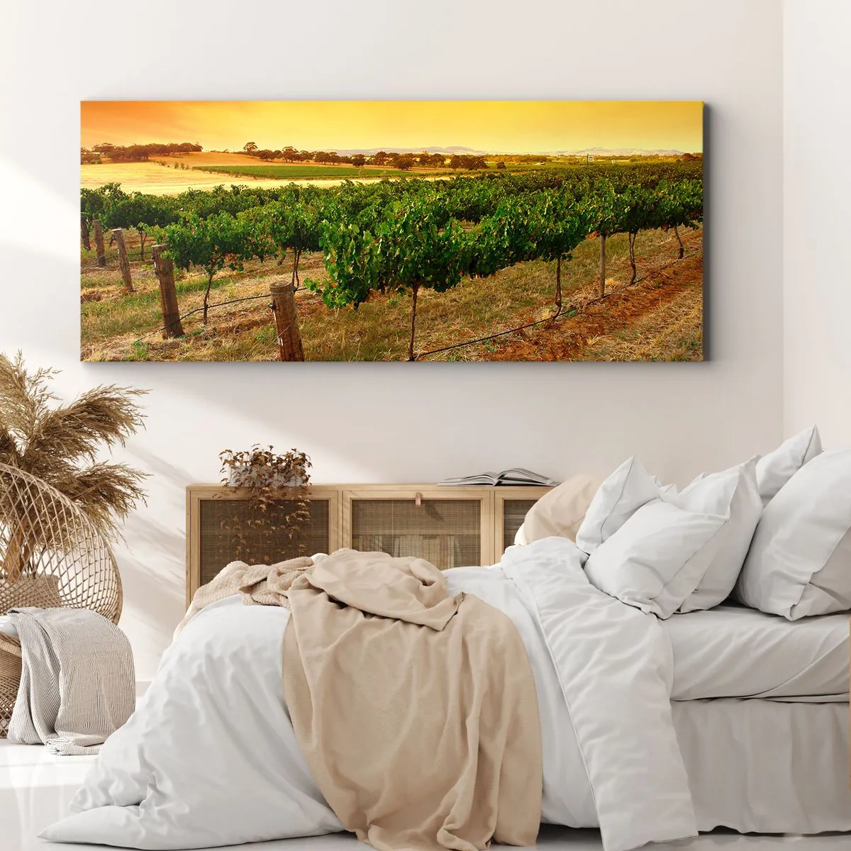 Impression sur toile - Image sur toile - S'abreuver du soleil - 100x40 cm