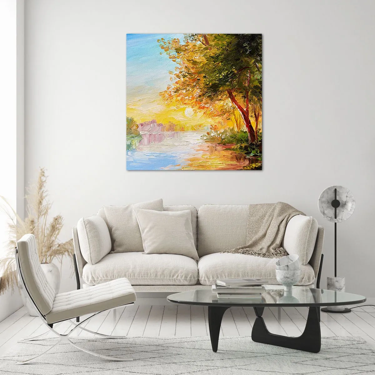 Impression sur verre - Image sur verre - Et in Arcadia ego - 40x40 cm