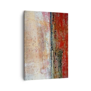 Impression sur toile - Image sur toile - Une composition abstraite inspirée de la mer et de la nature. - 50x70cm - C'est peut-être la mer - Décoration murale moderne pour le salon et la chambre ARTTOR