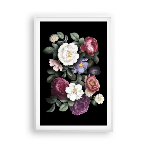 Affiche dans un cadre blanc - Poster - D'un jardin anglais - 61x91 cm