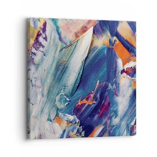 Impression sur toile - Image sur toile - Confusion des couleurs - 30x30 cm