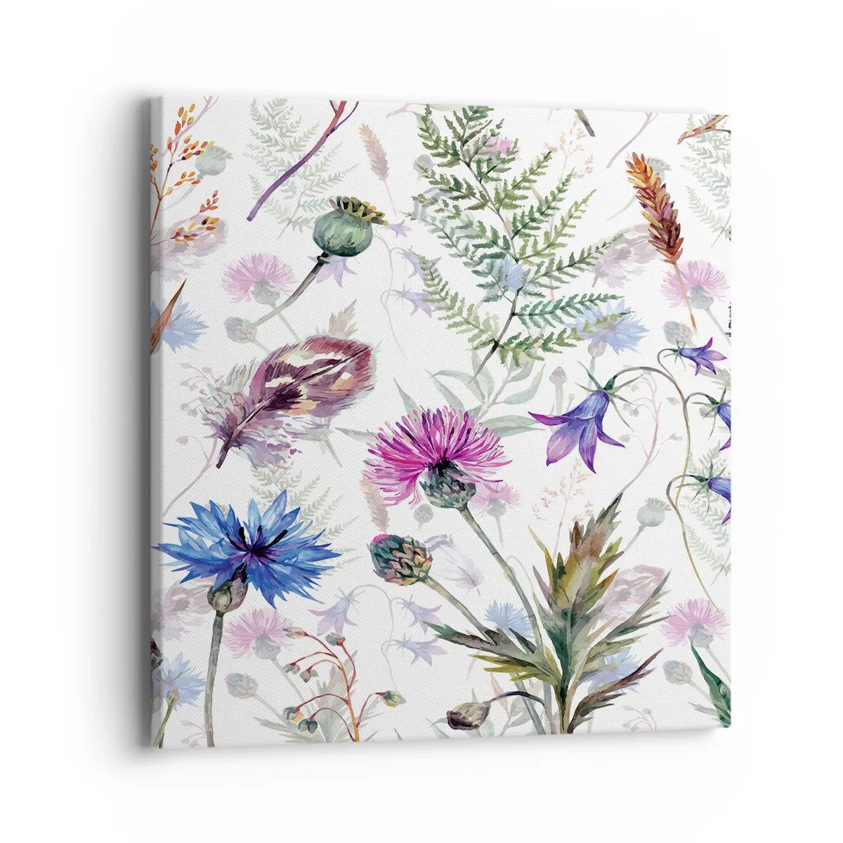 Impression sur toile - Image sur toile - Herbier polonais - 40x40 cm