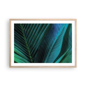 Affiche dans un chêne clair - Poster - L'anatomie du vert - 70x50 cm