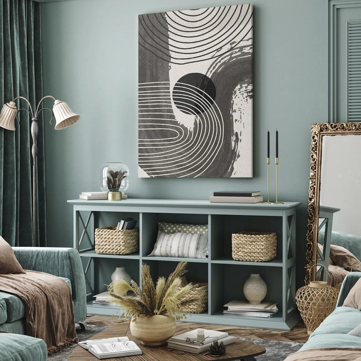 Impression sur toile - Image sur toile - L'ovale gagne - 45x80 cm