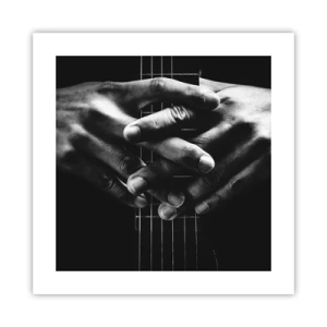 Affiche - Poster - Prière d'artiste - 40x40 cm