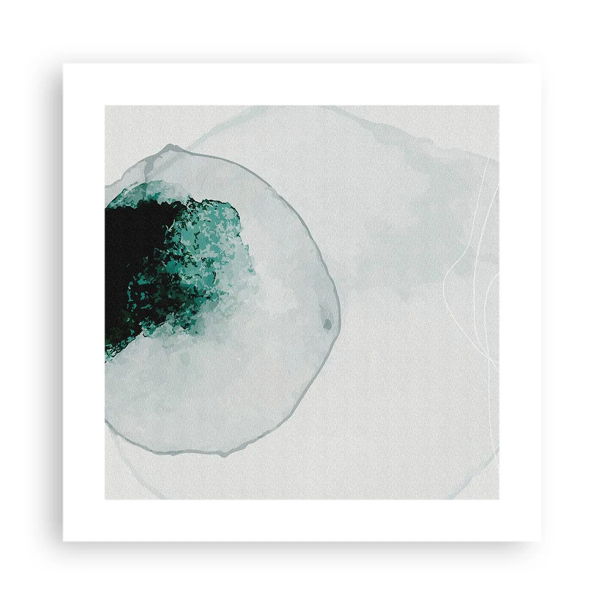 Affiche - Poster - Dans une goutte d'eau - 40x40 cm