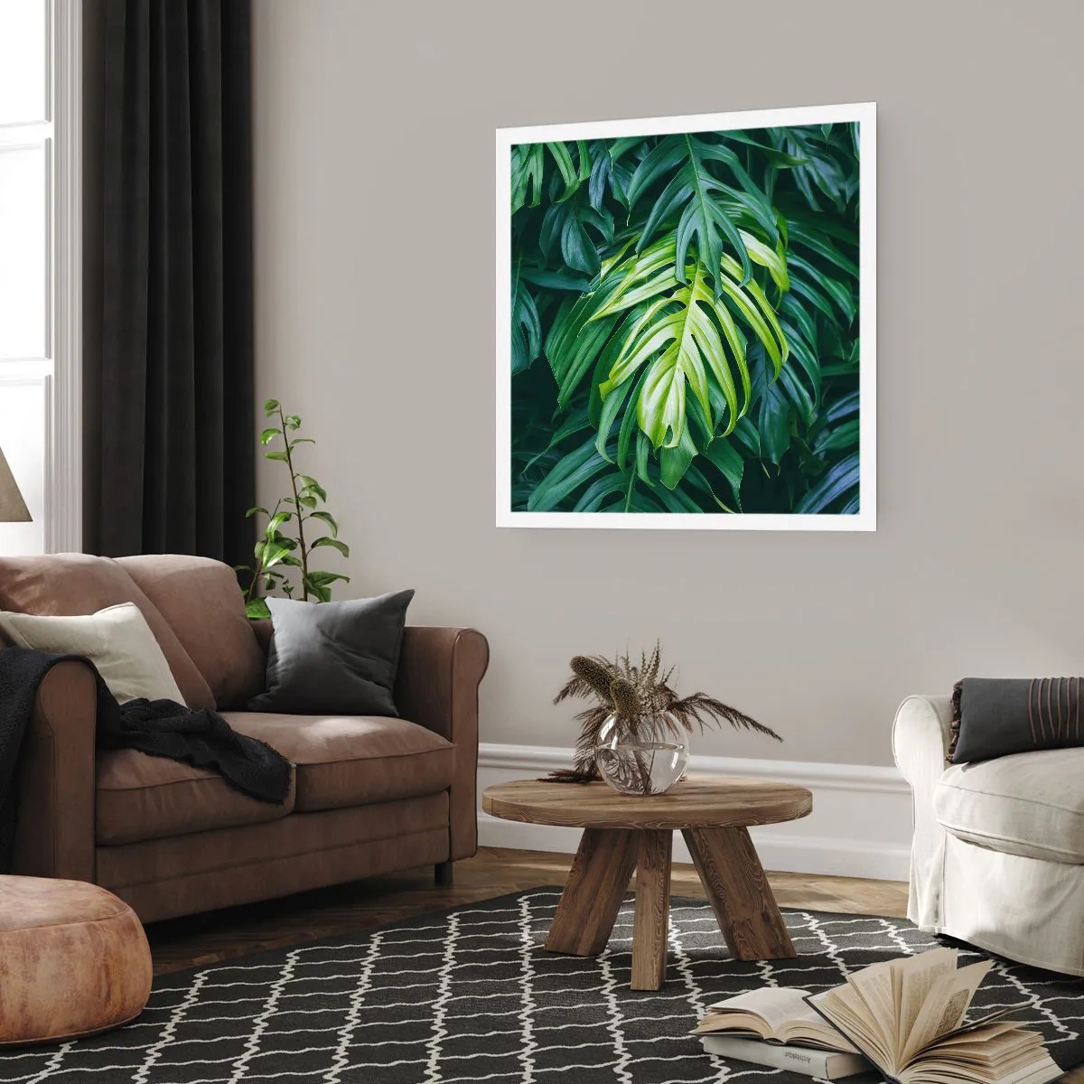 Affiche - Poster - Immergez-vous dans la fraîcheur - 60x60 cm