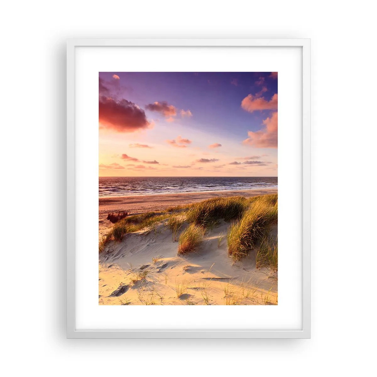 Affiche dans un cadre blanc - Poster - L'air sent déjà l'été - 40x50 cm