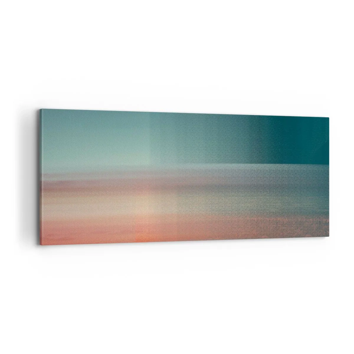 Impression sur toile - Image sur toile - Résumé : vagues de lumière - 100x40 cm