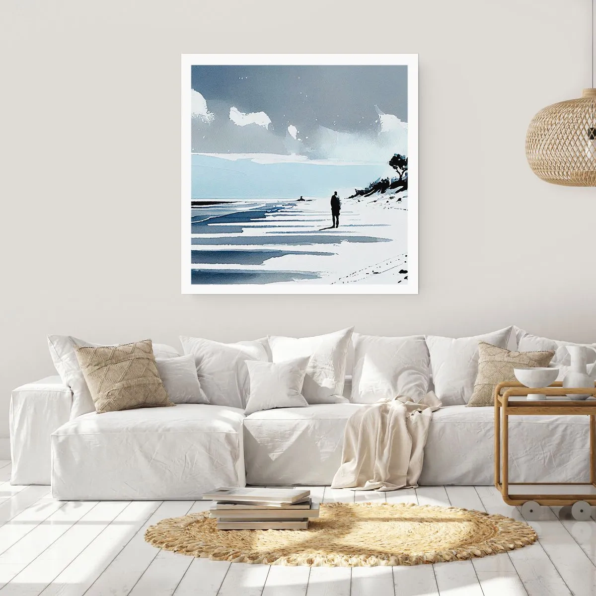 Affiche - Poster - Seul à seul - 30x30 cm