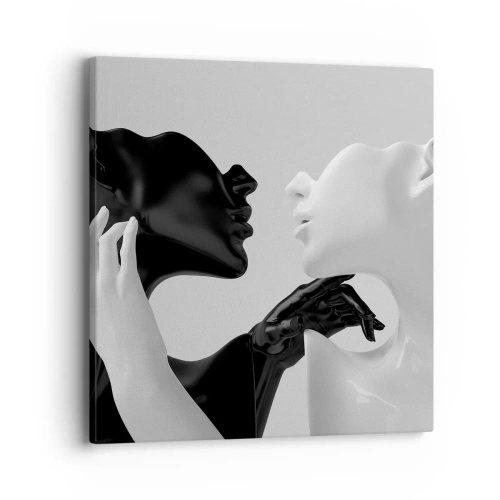 Impression sur toile - Image sur toile - Attraction - désir - 40x40 cm