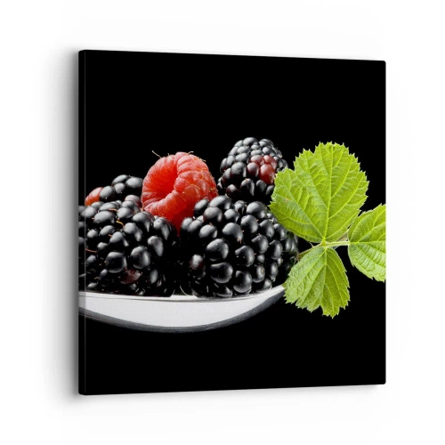 Impression sur toile - Image sur toile - Le goût de la fraîcheur - 30x30 cm