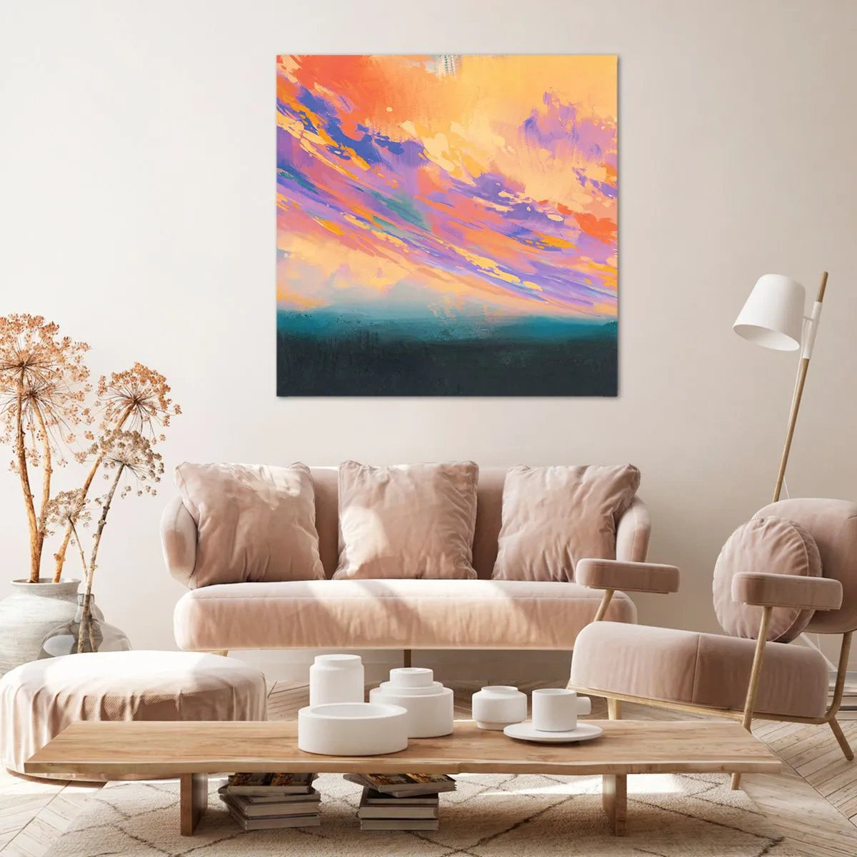 Impression sur toile - Image sur toile - La force d'attraction - 70x70 cm