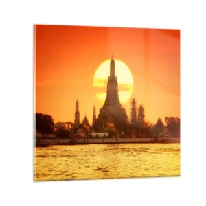 Impression sur verre - Image sur verre - Vers le soleil, toujours vers le soleil - 50x50 cm