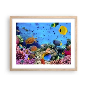 Affiche dans un chêne clair - Poster - Et que sait-on de la vie… - 50x40 cm