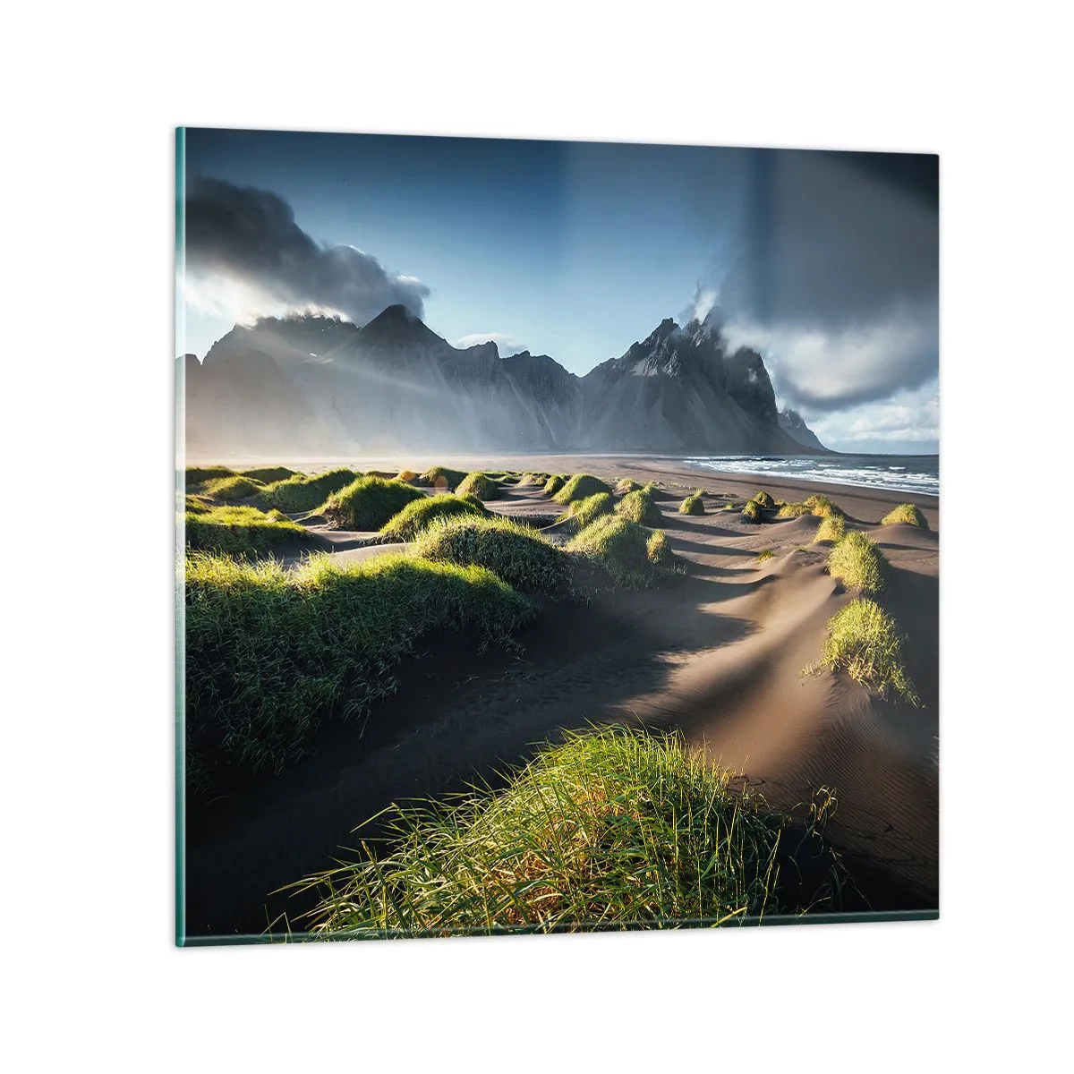 Impression sur verre - Image sur verre - Harmonie des éléments - 50x50 cm