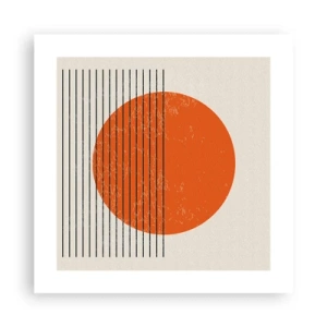 Affiche - Poster - Toujours le soleil - 40x40 cm
