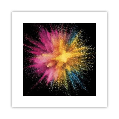 Affiche - Poster - Origine des couleurs - 30x30 cm