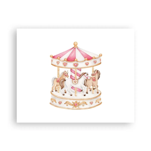 Affiche - Poster - Le doux monde de l'enfance - 50x40 cm