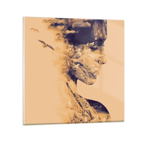 Impression sur verre - Image sur verre - Beauté de la nature - 40x40 cm