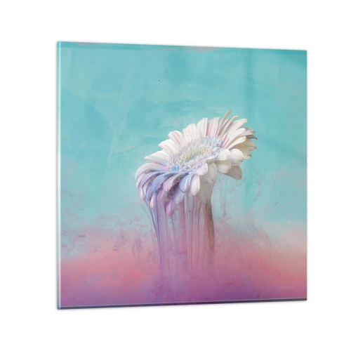 Impression sur verre - Image sur verre - Le monde souterrain des fleurs - 40x40 cm