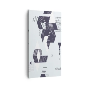 Impression sur toile - Image sur toile - Dans l'âme d'un mathématicien - 65x120 cm