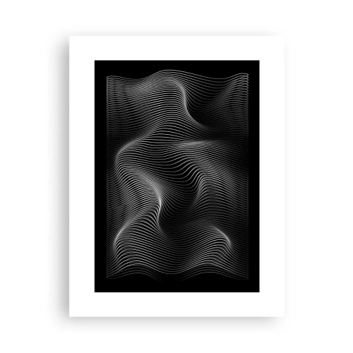 Affiche - Poster - Danse de lumière dans l'espace - 30x40 cm