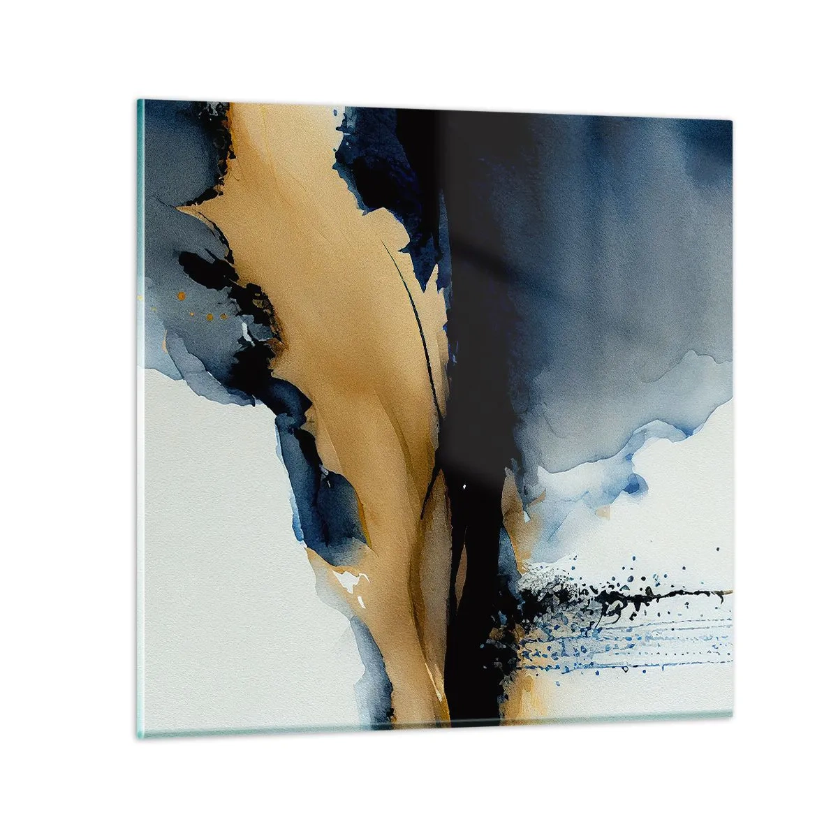 Impression sur verre - Image sur verre - Derrière le rideau - 50x50 cm