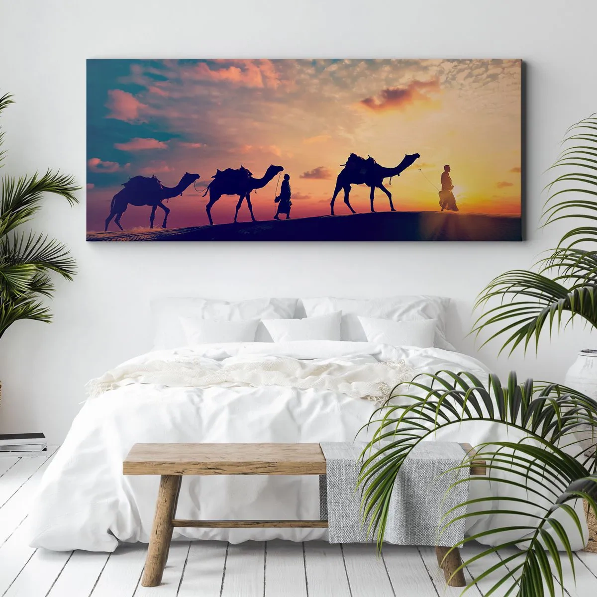 Impression sur toile - Image sur toile - L'esprit mystérieux de l'Orient - 100x40 cm