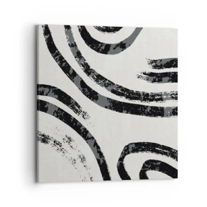 Impression sur toile - Image sur toile - À moitié arrêté - 70x70 cm