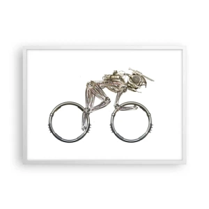 Affiche dans un cadre blanc - Poster - Machine exceptionnelle - 70x50 cm