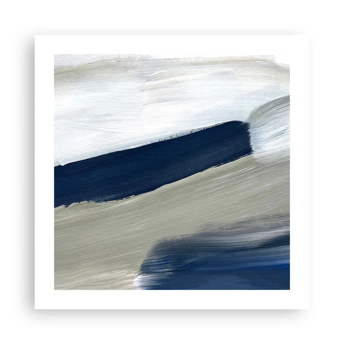 Affiche - Poster - Rencontre avec la blancheur - 50x50 cm