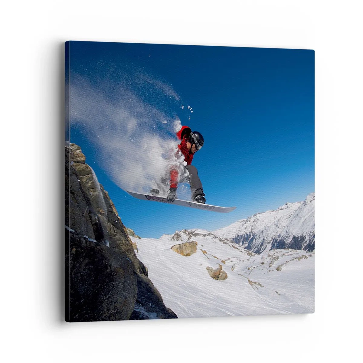 Impression sur toile - Image sur toile - Et tu es devenu une partie de l'espace - 40x40 cm