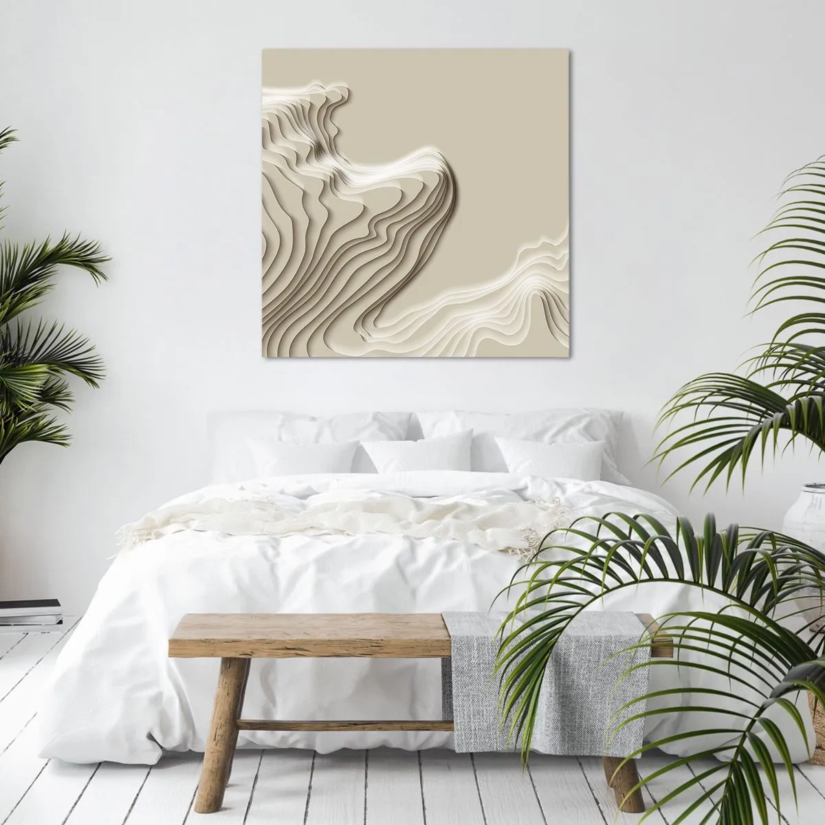 Impression sur toile - Image sur toile - Topographie artistique - 60x60 cm