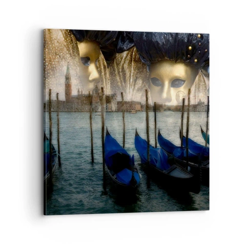 Impression sur toile - Image sur toile - Il est temps de commencer le carnaval - 70x70 cm