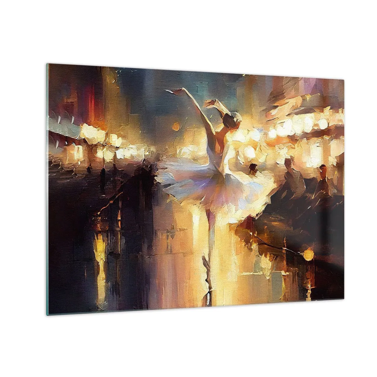 Impression sur verre - Image sur verre - Miracle dans la rue - 70x50 cm