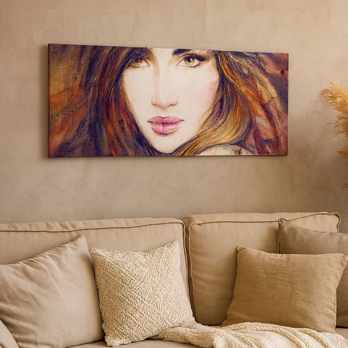 Impression sur toile - Image sur toile - Un sou pour vos pensées - 100x40 cm