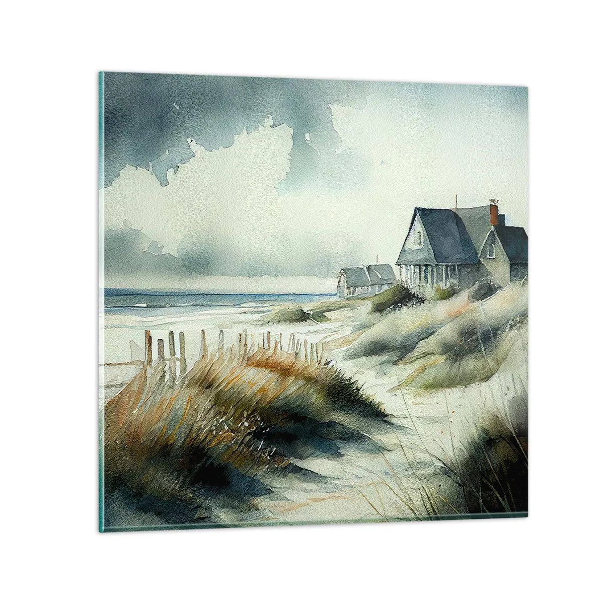 Impression sur verre - Image sur verre - Loin de l'agitation - 30x30 cm