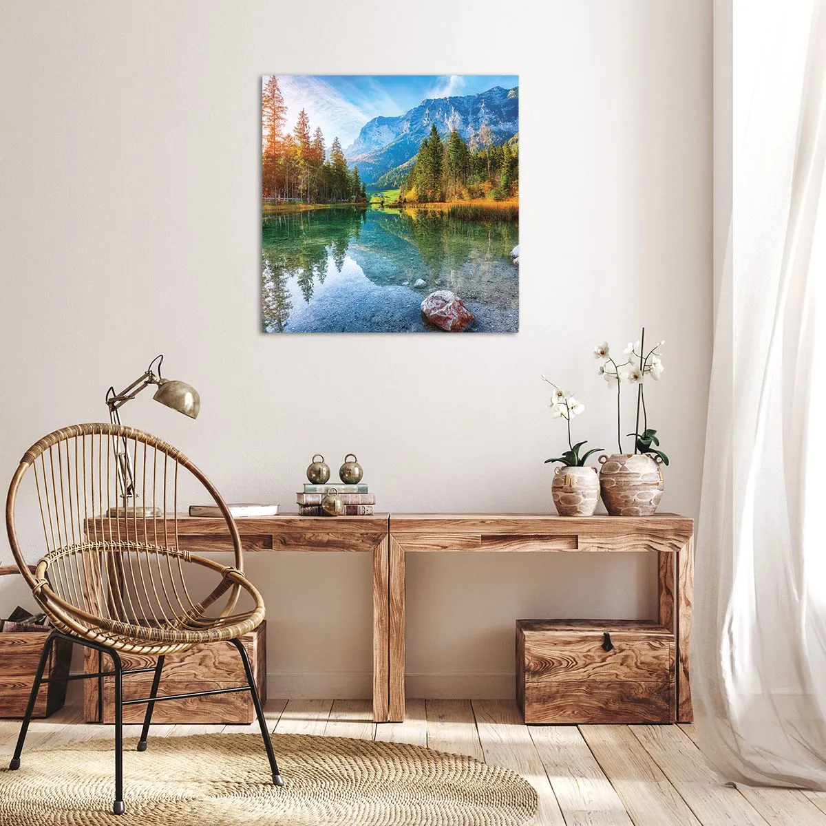 Impression sur toile - Image sur toile - Douceur automnale - 60x60 cm