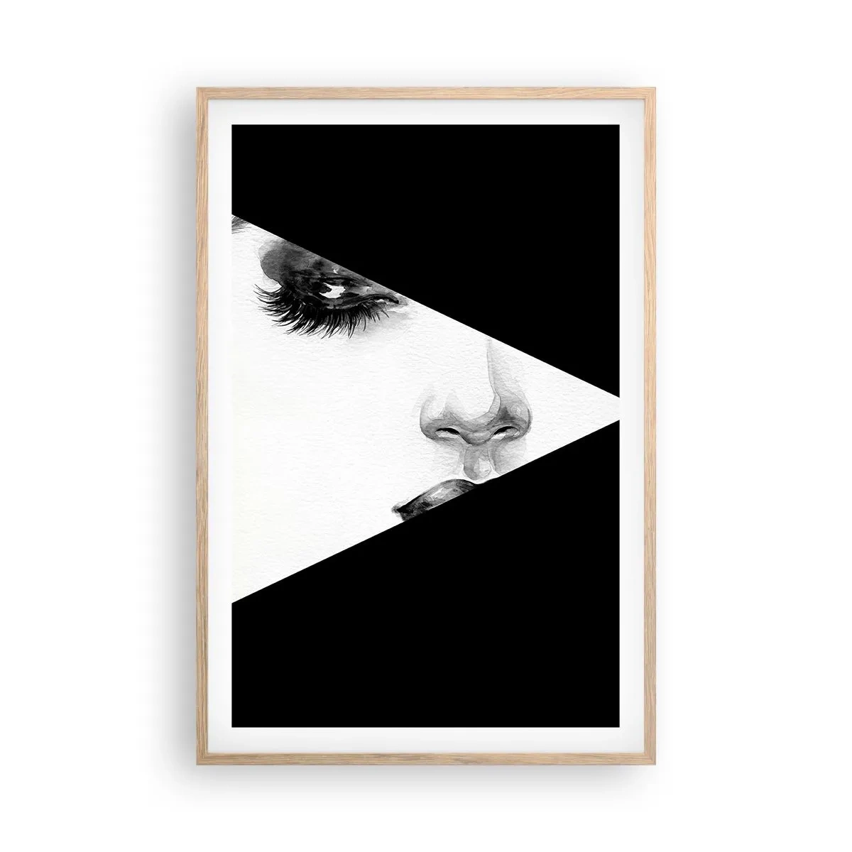 Affiche dans un chêne clair - Poster - Toujours inconnu - 61x91 cm