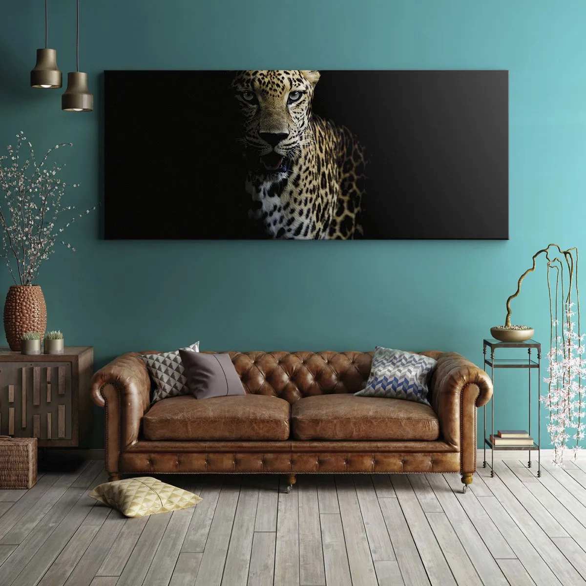 Impression sur toile - Image sur toile - Beauté sombre - 100x40 cm