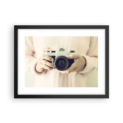 Affiche dans un cadre noir - Poster - Pour voir plus ... - 40x30 cm