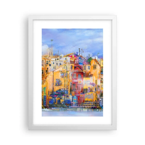 Affiche dans un cadre blanc - Poster - Nous sommes ensemble - 30x40 cm