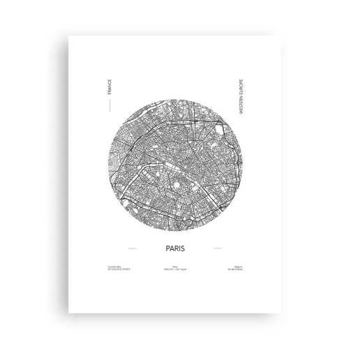 Affiche - Poster - Anatomie de Paris - 30x40 cm