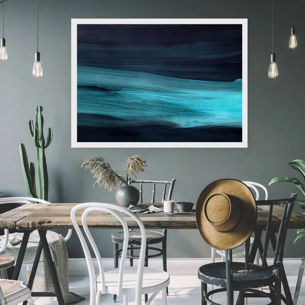 Affiche - Poster - Suivez le courant - 50x40 cm