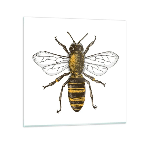 Impression sur verre - Image sur verre - Belle et bonne - 30x30 cm